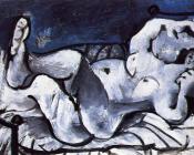 躺着的裸女 - 巴勃罗·毕加索